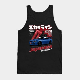 Skyline GTR R34 Tank Top